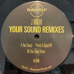 J Majik Your Sound Remixes USED VINYL 12INCH 45 RPM LIMITED EDITION