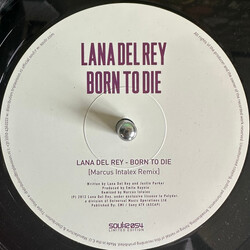 Lana Del Rey / Little Dragon Born To Die / Little Man (Marcus Intalex Remixes) USED VINYL 12INCH 45 RPM LIMITED EDITION REPRESS