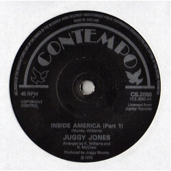 Juggy Murray Jones Inside America USED VINYL 7INCH 45 RPM SINGLE