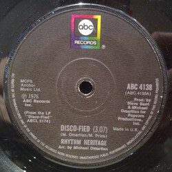 Rhythm Heritage Disco-Fied USED VINYL 7INCH 45 RPM