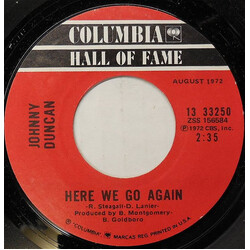 Johnny Duncan (3) Here We Go Again USED VINYL 7INCH 45 RPM SINGLE REISSUE