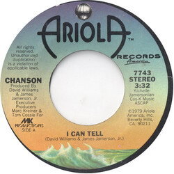 Chanson I Can Tell USED VINYL 7INCH 45 RPM SINGLE STYRENE