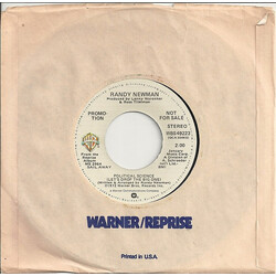 Randy Newman Political Science (Let's Drop The Big One) USED VINYL 7INCH 45 RPM PROMO STEREO MONO