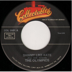 The Olympics Shimmy Like Kate / Dance By The Light Of The Moon Vinyl 7" USED