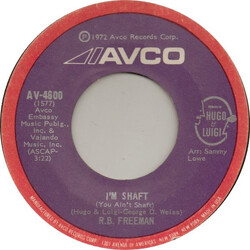R.B. Freeman / The R.B. Freeman Band I'm Shaft (You Ain't Shaft) USED VINYL 7INCH 45 RPM