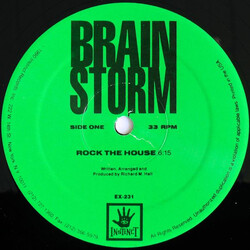 Brainstorm (3) Rock The House USED VINYL 12INCH 33 S RPM