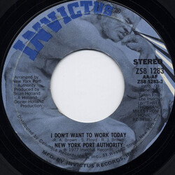 New York Port Authority I Don't Want To Work Today / Guess I'm Gonna Cry USED VINYL 7INCH 45 RPM STYRENE