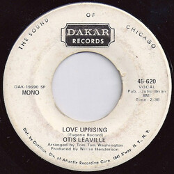 Otis Leavill Love Uprising USED VINYL 7INCH PROMO MONO