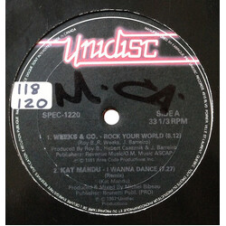 Weeks & Co. / Kat Mandu / J.R. Funk / Suzy Q Rock Your World / I Wanna Dance (Remix) / Feel Good Party Time / Get On Up & Do It Again USED VINYL 12INC