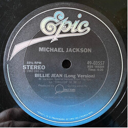 Michael Jackson Billie Jean USED VINYL 12INCH 33 S RPM SINGLE STEREO