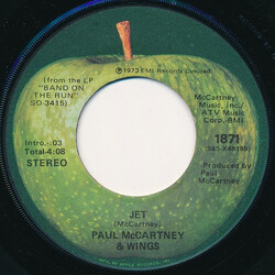 Paul McCartney & Wings Jet / Mamunia USED VINYL 7INCH SINGLE