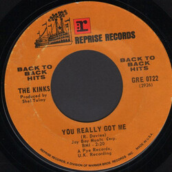 The Kinks You Really Got Me USED VINYL 7INCH 45 RPM SINGLE REISSUE