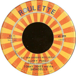 Tommy James & The Shondells Hanky Panky / I Think We're Alone Now USED VINYL 7INCH 45 RPM REISSUE
