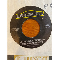 The Grass Roots Let's Live For Today USED VINYL 7INCH 45 RPM SINGLE STYRENE