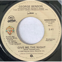 George Benson Give Me The Night USED VINYL 7INCH 45 RPM SINGLE
