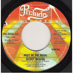 Secret Weapon (2) Must Be The Music USED VINYL 7INCH SINGLE 45 RPM