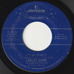 Lesley Gore It's My Party / She's A Fool USED VINYL 7INCH 45 RPM SINGLE REISSUE STYRENE