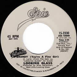 Looking Glass Brandy (You're A Fine Girl) / Golden Rainbow USED VINYL 7INCH 45 RPM REISSUE