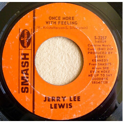Jerry Lee Lewis Once More With Feeling USED VINYL 7INCH 45 RPM SINGLE STYRENE