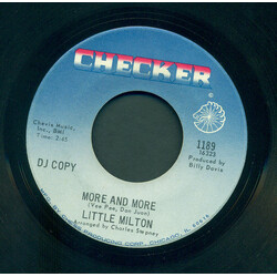 Little Milton More And More / The Cost Of Living USED VINYL 7INCH 45 RPM SINGLE PROMO