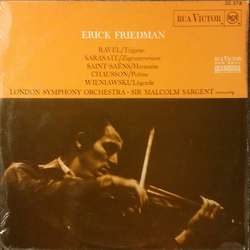 Erick Friedman Chausson • Sarasate • Saint-Saëns • Wieniawski • Ravel Vinyl LP USED