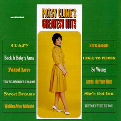 Patsy Cline Greatest Hits Vinyl LP USED