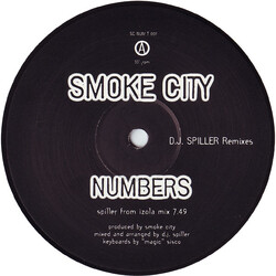 Smoke City Numbers (D.J. Spiller Remixes) USED VINYL 12INCH 33 S RPM