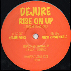 Dejure Rise On Up USED VINYL 12INCH 33 S RPM