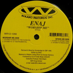 Enaj Worship Me USED VINYL 12INCH 33 S RPM