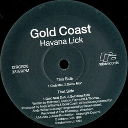 Gold Coast Havana Lick USED VINYL 12INCH 33 S RPM