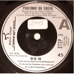Paulinho Da Costa Deja Vu USED VINYL 7INCH 45 RPM SINGLE
