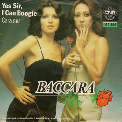 Baccara Yes Sir, I Can Boogie USED VINYL 7INCH 45 RPM SINGLE STEREO