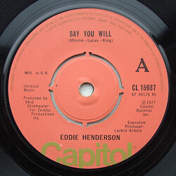 Eddie Henderson Say You Will / The Funk Surgeon USED VINYL 7INCH 45 RPM