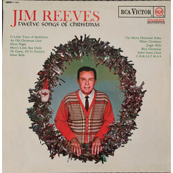 Jim Reeves Twelve Songs Of Christmas Vinyl LP USED
