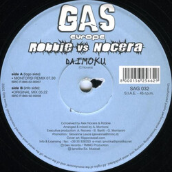 Robbie vs. Nocera Daimoku USED VINYL 12INCH SINGLE 45 RPM