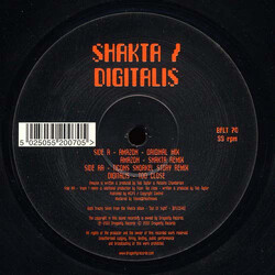 Shakta / Digitalis Amazon / Too Close USED VINYL 12INCH 33 S RPM