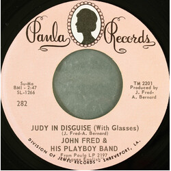 John Fred & His Playboy Band Judy In Disguise (With Glasses) / When The Lights Go Out USED VINYL 7INCH 45 RPM SINGLE