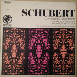 Franz Schubert / Max Goberman / The Vienna New Symphony Unfinished Symphony / Rosamunde Overture / Magnificat In C Major Vinyl LP USED