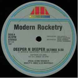 Modern Rocketry Deeper N Deeper USED VINYL 12INCH 45 RPM MAXI-SINGLE STEREO