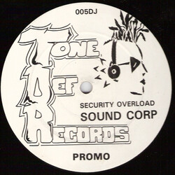 Sound Corp Security Overload / Regen-Time USED VINYL 12INCH 45 RPM PROMO