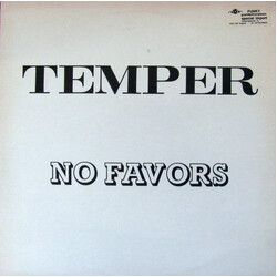 Temper (5) No Favors USED VINYL 12INCH 45 RPM