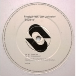 Freefall / Jan Johnston Skydive USED VINYL 12INCH 33 S RPM 45 RPM PROMO