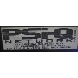 PSI-Q Network Transhuman USED VINYL 12INCH 45 RPM WHITE LABEL