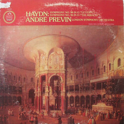 Joseph Haydn / André Previn / The London Symphony Orchestra Symphony No. 88 in G ("Letter V") / Symphony No. 96 in D ("The Miracle") Vinyl LP USED