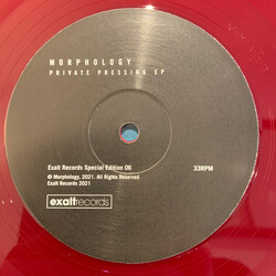 Morphology Private Pressing EP USED VINYL 12INCH 33 S RPM EP LIMITED EDITION