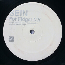 Sein For Fidget N.Y USED VINYL 12INCH 33 S RPM EP
