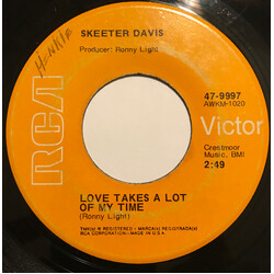 Skeeter Davis Love Takes A Lot Of My Time USED VINYL 7INCH 45 RPM SINGLE