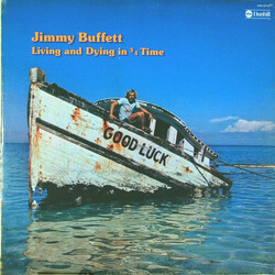 Jimmy Buffett Living And Dying In 3/4 Time Vinyl LP USED