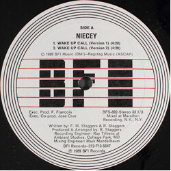 Nicee (2) Wake Up Call USED VINYL 12INCH 33 S RPM