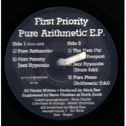 First Priority Pure Arithmetic E.P. USED VINYL 12INCH EP